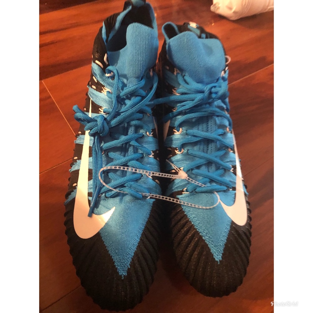 Nike Alpha Menace Elite TD Black Carolina blue 14